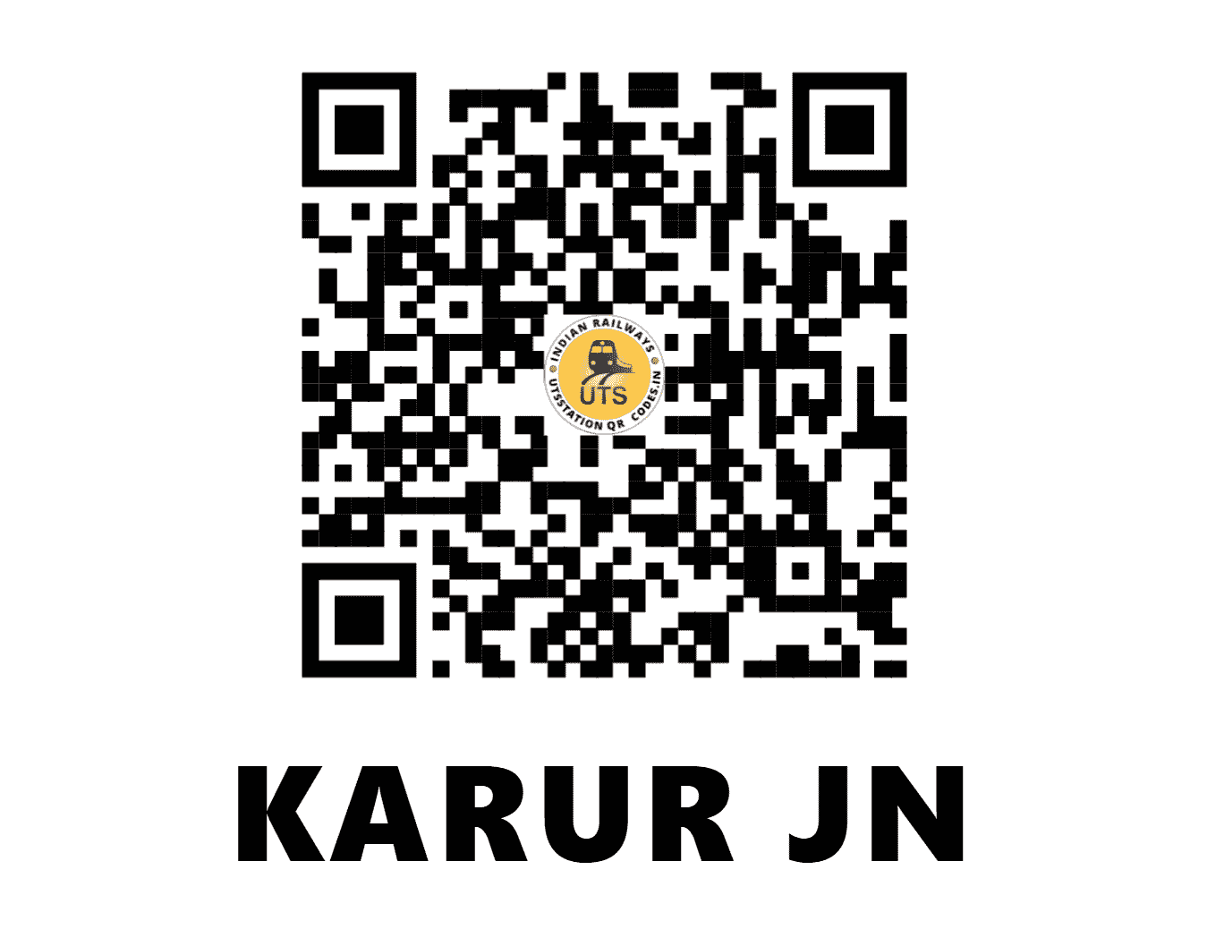 UTS QR Code for KARUR JN - KRR - SR (TAMIL NADU)